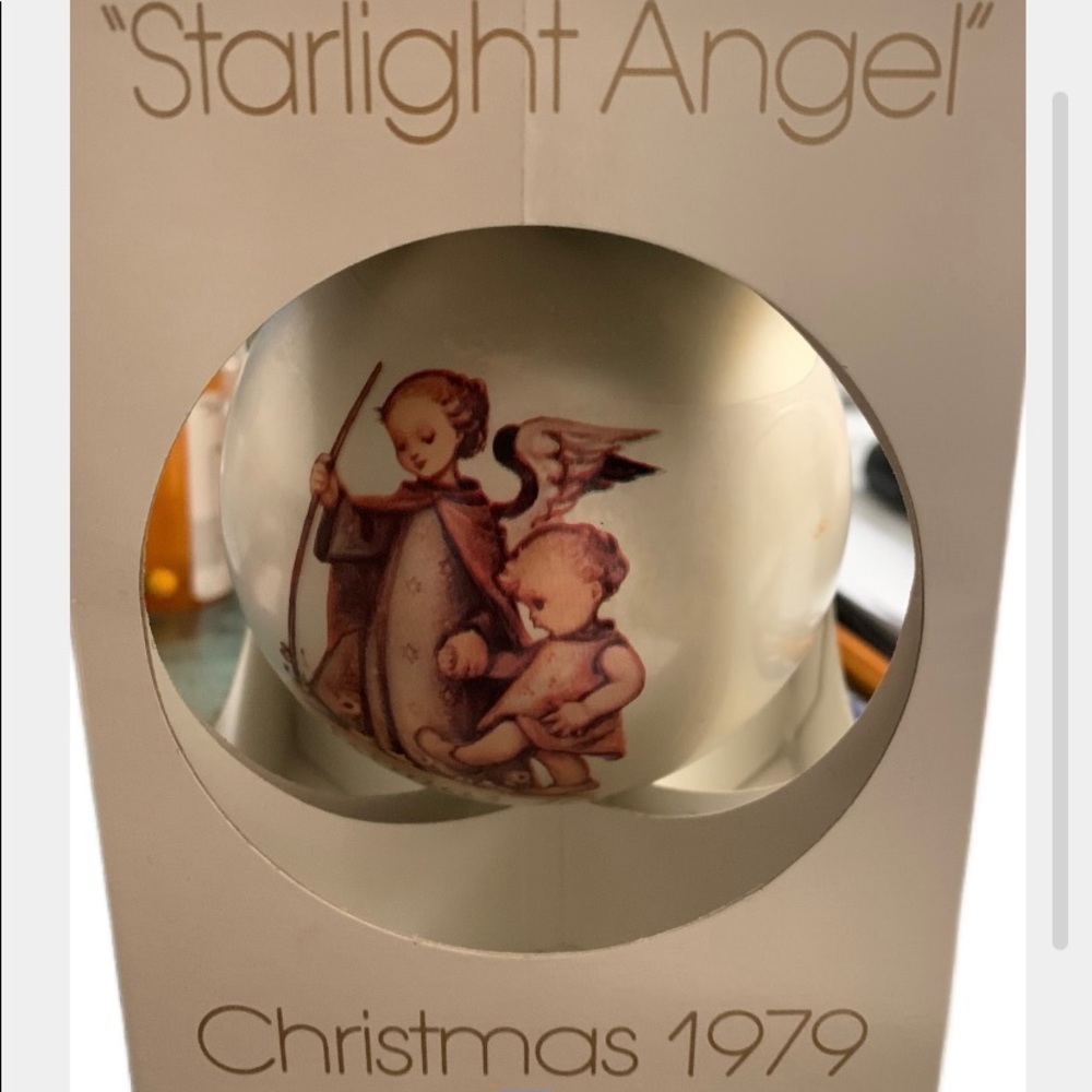 Starlight Angel Christmas 1979 ornament by sister Berta Hummel